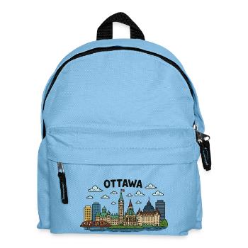 Ottawa City Canada - Kids' Backpack - light blue - Front