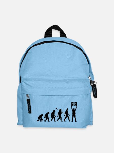 Nie wieder ist jetzt - Aufstehen Gegen Rechts - Kinder Rucksack - Hellblau