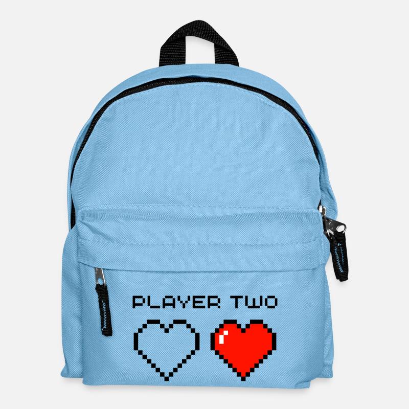Player Two - Kids' Backpack - light blue