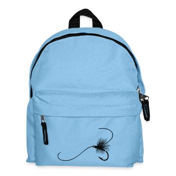 Fly Fishing Angler Gone Fishing - Kids' Backpack - light blue - Front