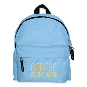 Flight Nurse Badass Luftrettung - Kinder Rucksack - Hellblau - Vorne