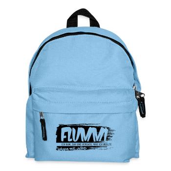 FLUMMI – Living with ADHD - Kids' Backpack - light blue - Front