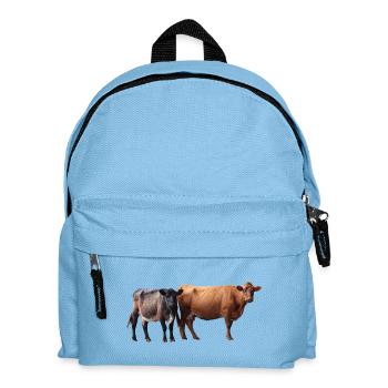 Deux vaches - Sac à dos Enfant - bleu clair - Devant