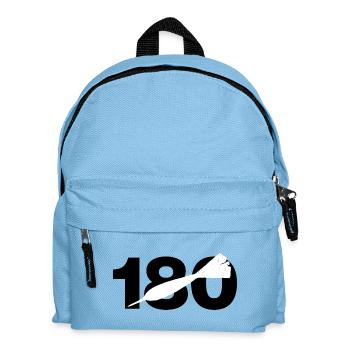 180, Perfect Darts Score, Onehundreteighty - Kinder Rucksack - Hellblau - Vorne