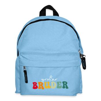 Großer Bruder - Kinder Rucksack - Hellblau - Vorne