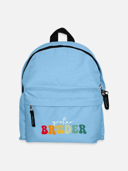 Großer Bruder - Kinder Rucksack - Hellblau