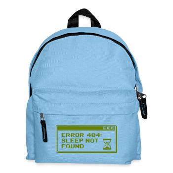 404 Schlaf NichtGefunden - Kinder Rucksack - Hellblau - Vorne