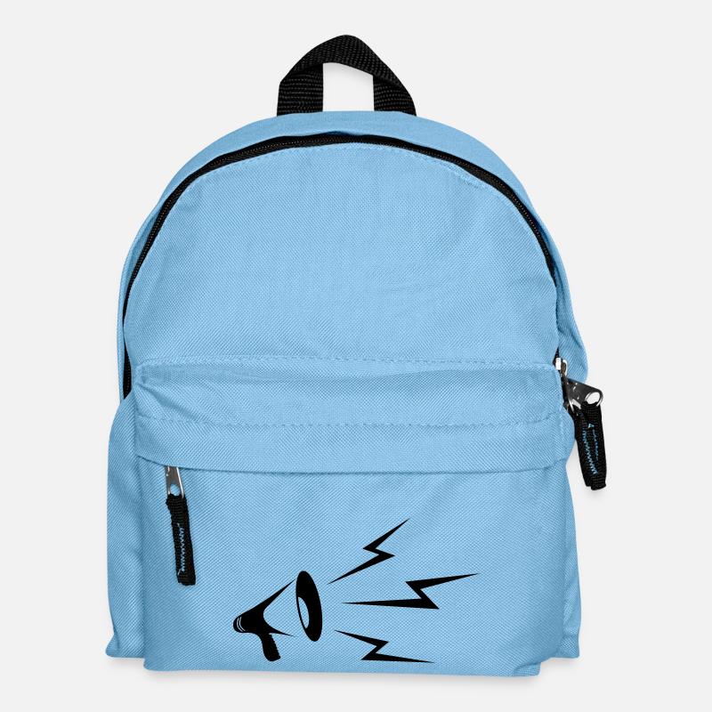 Megafon - Kinder Rucksack - Hellblau