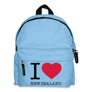 J’AIME LA NOUVELLE-ZÉLANDE Neuseeland - Sac à dos Enfant - bleu clair - Devant