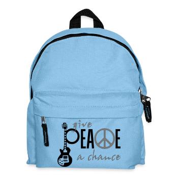 give_ peace_a_chance - Kinder Rucksack - Hellblau - Vorne