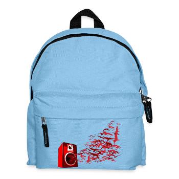 Speaker Birds DJ - Kids' Backpack - light blue - Front