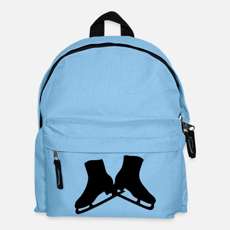 Schlittschuhe - Kinder Rucksack - Hellblau