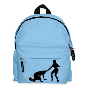 Junggesellenabschied - Kinder Rucksack - Hellblau - Vorne