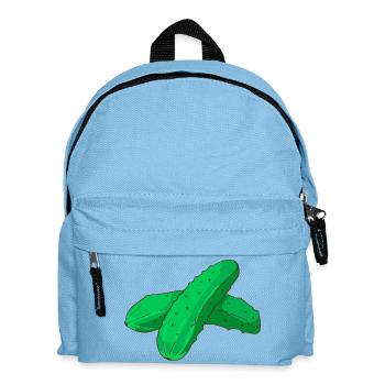 Gewürzgurken Essiggurken Cornichons Gurken - Kinder Rucksack - Hellblau - Vorne