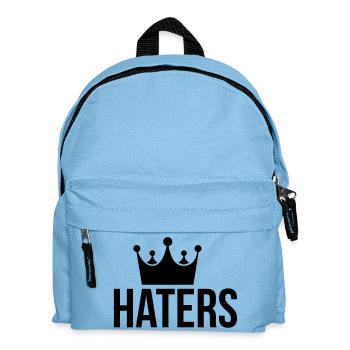 Haters Hater og rap - Kids' Backpack - light blue - Front