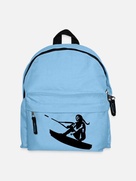 Wakeboarding - Kinder Rucksack - Hellblau