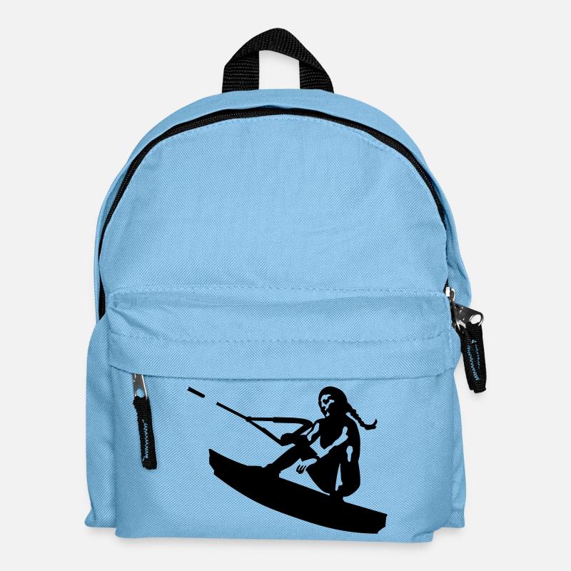 Wakeboarding - Kinder Rucksack - Hellblau