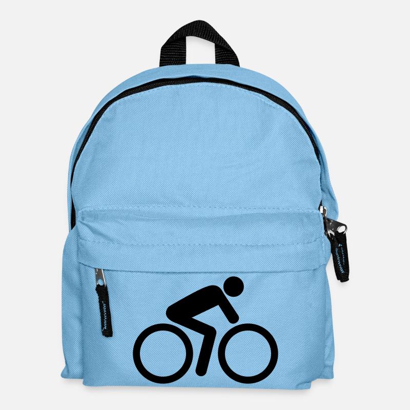 cycliste cycliste - Sac à dos Enfant - bleu clair