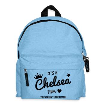 its a chelsea thing you wouldnt understa - Kids' Backpack - light blue - Front