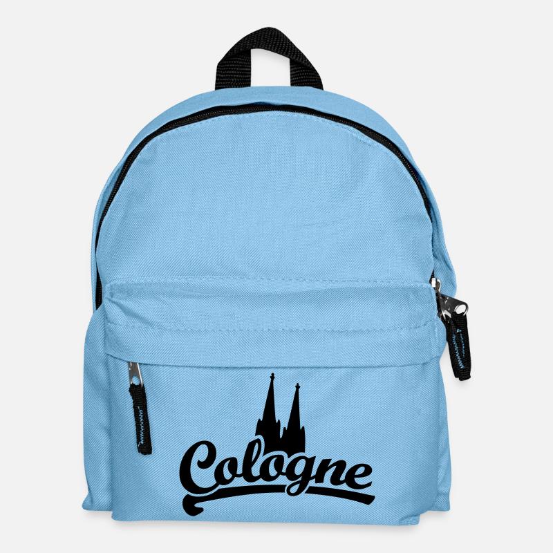 Cologne Classic Dom - Köln mit Kölner Dom - Kinder Rucksack - Hellblau