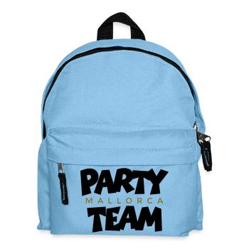 Mallorca Gold Party Team - Kinder Rucksack - Hellblau - Vorne