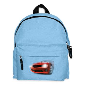 sport car - Kids' Backpack - light blue - Front