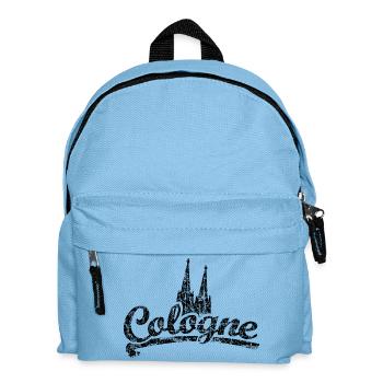 Köln Cologne Classic mit Kölner Dom (Vintage) - Kinder Rucksack - Hellblau - Vorne