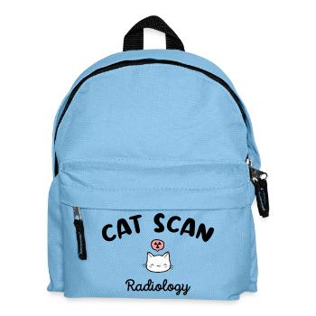 CAT SCAN Radio Manipulator Cat Radiology - Kids' Backpack - light blue - Front