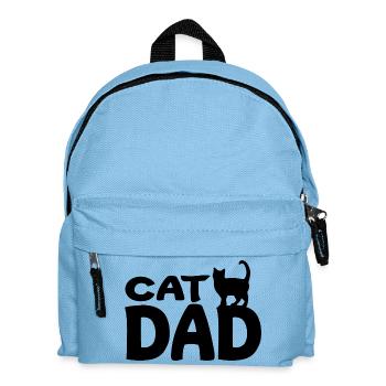 Cat Dad - Sac à dos Enfant - bleu clair - Devant
