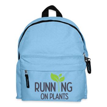 Courir sur les plantes - Sac à dos Enfant - bleu clair - Devant