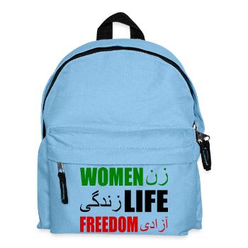 Women life freedom - Sac à dos Enfant - bleu clair - Devant