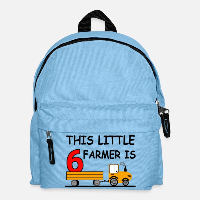 Tractor - Kids' Backpack - light blue
