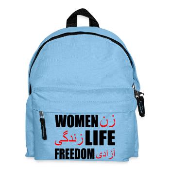 Women life freedom - Kids' Backpack - light blue - Front