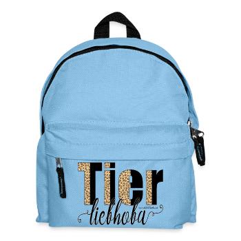 Tierliebhoba - Tierliebhaber, Österreich Dialekt - Kinder Rucksack - Hellblau - Vorne