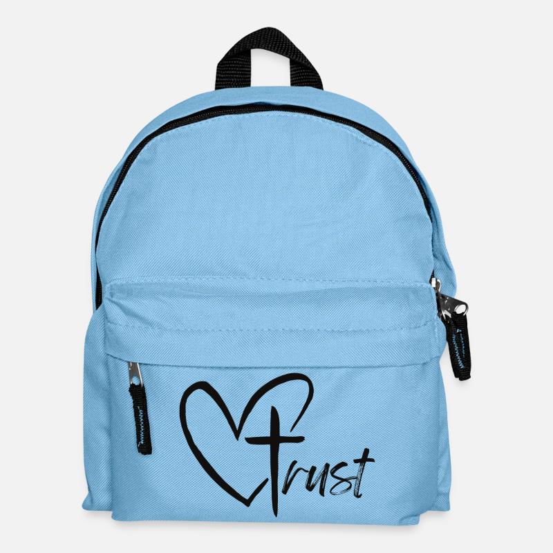 Vertrauen - Kinder Rucksack - Hellblau