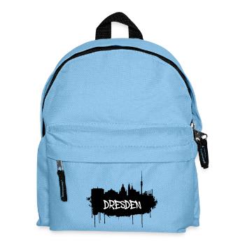 Ligne d’horizon des graffitis de Dresde - Sac à dos Enfant - bleu clair - Devant