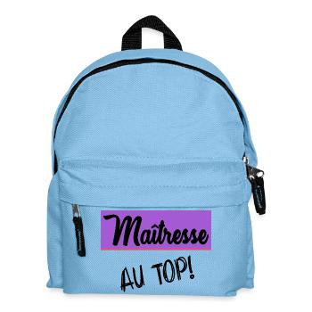 GELIEBTE. VIELEN DANK - Kinder Rucksack - Hellblau - Vorne