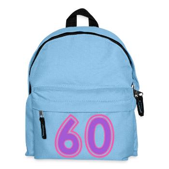 60 - Kids' Backpack - light blue - Front