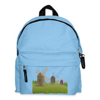 Windmills - Kids' Backpack - light blue - Front