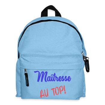 GELIEBTE. VIELEN DANK. DANKE HERRIN - Kinder Rucksack - Hellblau - Vorne