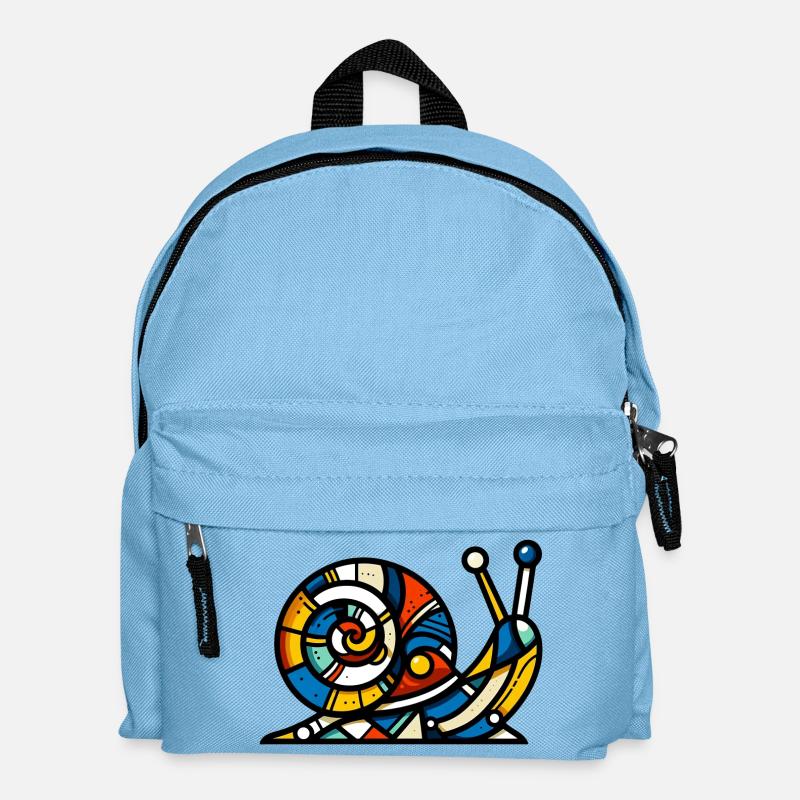 Schnecke - Kinder Rucksack - Hellblau
