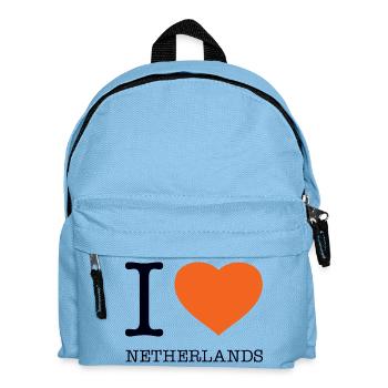 J’ADORE LES PAYS-BAS - Sac à dos Enfant - bleu clair - Devant