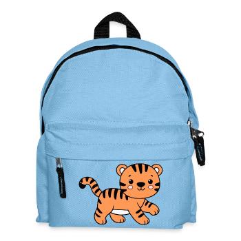 Tiger - Kids' Backpack - light blue - Front
