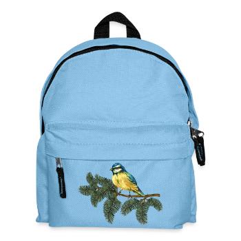 Bunter Vogel - Kinder Rucksack - Hellblau - Vorne