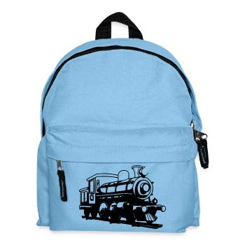 Locomotive - Kids' Backpack - light blue - Front