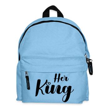 her king - Kids' Backpack - light blue - Front