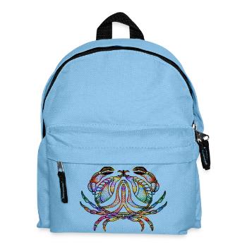 Crab - Kids' Backpack - light blue - Front