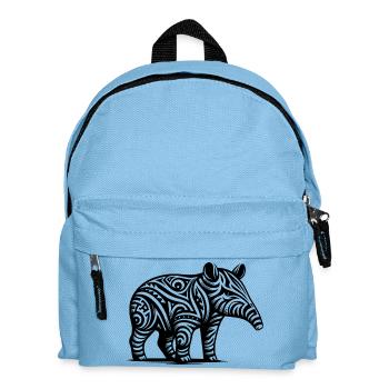 Tapir tribal - Sac à dos Enfant - bleu clair - Devant