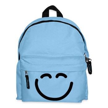 Happy face - Kids' Backpack - light blue - Front