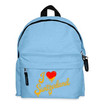 I love Switzerland - Kids' Backpack - light blue - Front